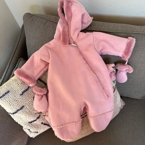 Shearling snowsuit 3-6 months